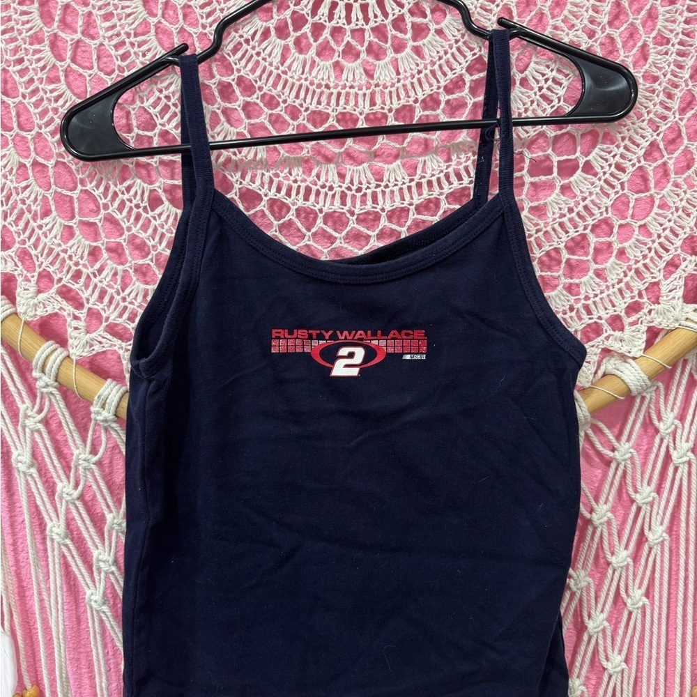 Chase Authentics Navy Camisole with Red Logo
